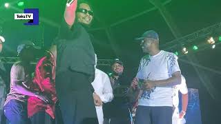 Davido Flavour Kizz Daniel Seyi Vibez out for Lagos State Governor SanwoOlu at Greater Lagos [upl. by Elisee]