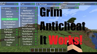 Grim Anticheat It Works testing out grim anticheat 120 and anti xray hacks [upl. by Kareem]