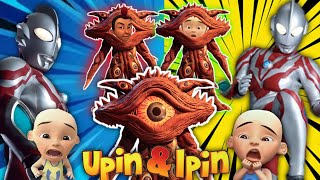 Ultraman Ribut Upin Ipin Melawan Monster Kaiju Gan Q mata satu [upl. by Livia]