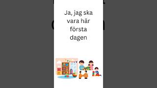 Inskolning I Förskolan del 4 svenskaspråket lärande lärdigsvenska shorts fypシ゚viral [upl. by Zetnod]