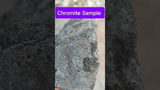 Chromite Sample  MiningInsights [upl. by Wolfy626]