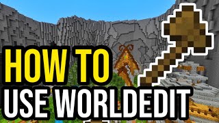 How To Use WORLD EDIT In Minecraft Bedrock WORKING  NO MODS [upl. by Winzler]