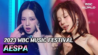 ✨2023 MBC Music Festival✨ aespa  Trick or Trick  Drama AESPA [upl. by Attenol]