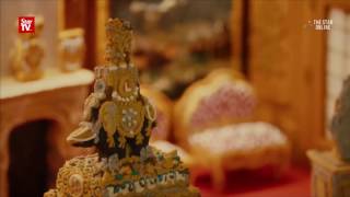 Gingerbread replica of historic English estate dazzles visitors [upl. by Iover181]