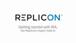 Getting Started with RIA the Replicon Import Addin [upl. by Miranda]