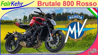 MV Agusta Brutale 800 Rosso 2022  First Engine start ever [upl. by Oca]