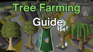 Tree Farming Run Guide  199 Farming OSRS [upl. by Dub]