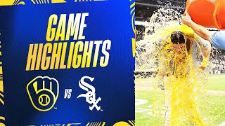 White Sox vs Brewers Game Highlights 53124  MLB Highlights [upl. by Drhcir]