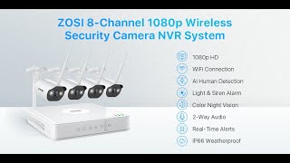 ZOSI C302 Unboxing WiFi HaLow Active Deterrence Security Camera System [upl. by Ruprecht]