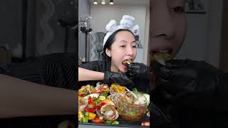 Mút Bang Sò Dương Khổng Lồ Sốt Thái mukbang trieuditu [upl. by Hazeghi]