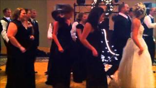 Wedding Party Surprise Wobble Dance [upl. by Ordnael]