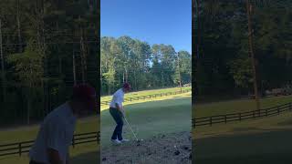 Practice the difficult lies 🤙 golf shortgame vokey [upl. by Htidra]