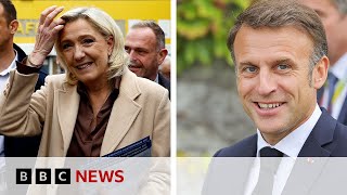 Campaigning starts in France after President Macrons snap election  BBC News [upl. by Yehudi]