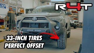 5th Gen Toyota 4Runner 33quot Tires  Whats Needed for No Rub [upl. by Nivrehs555]