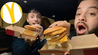 McDonald’s new chicken big Mac sandwich Mukbang ￼ [upl. by Eerdna]