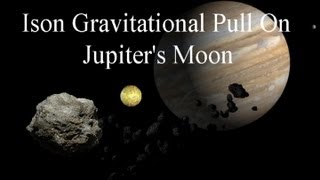 Ison Gravitational Pull On Jupiters Moon [upl. by Enilrek]