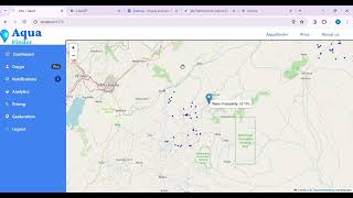 aqua finder smart website with AI for water finder [upl. by Sprage429]