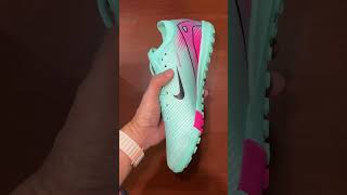 Nike Air Zoom Mercurial Vapor 16 Elite TF Artificial Turf Soccer Shoes  GreenPinkBlack [upl. by Frohne]