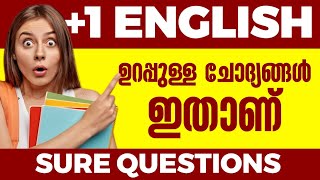 Plusone English Improvement Exam Sure Questions 🔥 English Important Questions💥 English Improvement [upl. by Perron]