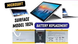 Easily Replace Your Microsoft Surface Model 1824 Battery Expert HowTo  The Repair Ninja [upl. by Malo]