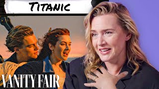 Kate Winslet Rewatches Titanic Eternal Sunshine The Regime amp More  Vanity Fair [upl. by Susannah]