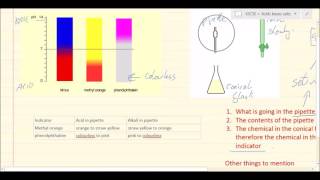 IGCSE Chemistry Titration and indicators method question [upl. by Eledoya665]