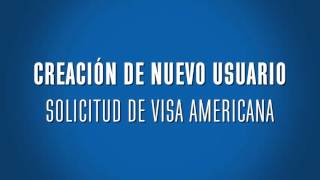 Pasos para solicitud de Visa Americana [upl. by Ileane]