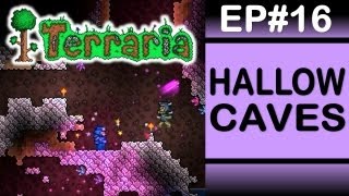 Armadura de Cobalt Cavernas e o quotThe Hallowquot Aprendendo Terraria Ep  16 [upl. by Simons]