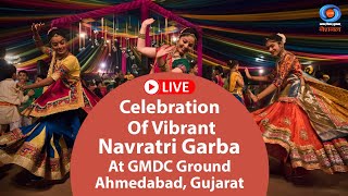 LIVE  Celebration Of Vibrant Navratri Garba At GMDC Ground Ahmedabad Gujarat  5th October 2024 [upl. by Ardnasxela]