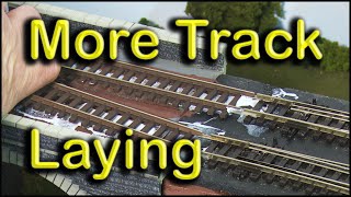 More Track Laying at Chadwick Model Railway  82 [upl. by Emmer107]