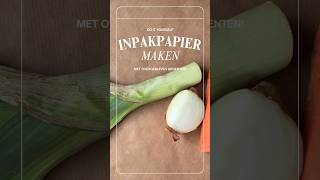 Zelf inpakpapier maken 🥕 diy [upl. by Eli]