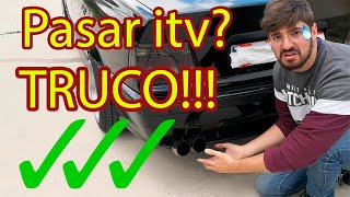 TRUCO ITV✔️ Como LIMPIAR el tubo de escape del coche FACIL y RAPIDO Bruuum [upl. by Kimble837]