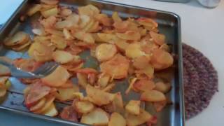 Roasted Potatoes Done In The Toaster Oven [upl. by Skell]