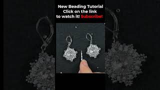 Elegant 12mm Cabochons Earrings  Tutorial seedbeadsearrings beadingtutorials diy [upl. by Chapell264]