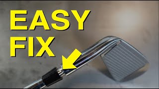 LOOSE FERRULE  The EASIEST Golf Club Repair [upl. by Savinirs]