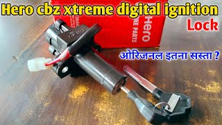 Hero Cbz xtreme Digital ignition lock  Steering lock [upl. by Nediarb]