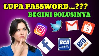 Lupa Password Aplikasi Begini Solusinya [upl. by Goodrich]