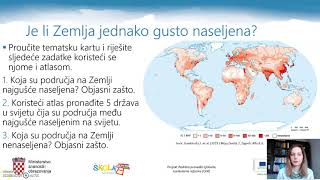 Geografija 6r eksperimentalni  Broj stanovnika i gustoća naseljenosti [upl. by Ailegnave]