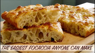 The EASIEST SAME DAY FOCACCIA that really ANYONE can make  THE ONLY VIDEO YOULL NEED [upl. by Trinee]