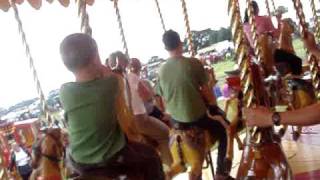 Chesire Steam Fair Steam Carousel [upl. by Nosdrahcir639]