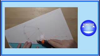 COSTRUZIONE MODELLINO IN CARTONCINO PIRAMIDE A BASE PENTAGONALE  1187 [upl. by Daus467]