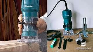 Improve your woodworking skills with MAKITA 3709 Trimmer UnboxingTest [upl. by Kealey]