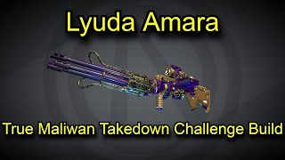 Lyuda Amara True Maliwan Takedown Challenge Build [upl. by Yttap708]