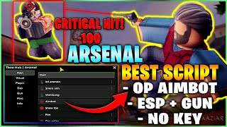 🟢Free Arsenal Script  🗝No Key  Mobile amp PC OP AimBot  Roblox [upl. by Telrahc]