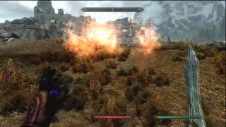 Skyrim Glitch  OneHanded Skill up to lvl 100 in 30 min [upl. by Eudosia271]