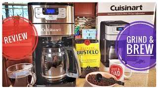 REVIEW Cuisinart DGB400 Automatic Grind amp Brew 12 Cup Coffee Maker HOW TO MAKE COFFEE [upl. by Bunow]