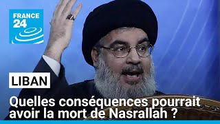 Israël annonce avoir tué le chef du Hezbollah  quelles conséquences  • FRANCE 24 [upl. by Ynattirb]