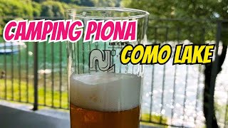 CAMPING PIONA A COLICO  LAGO DI COMO [upl. by Eilasor]