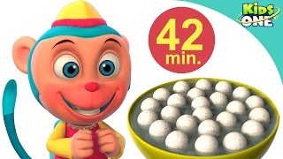 42 Minutes Hindi Rhymes Collection  Bandar Mama and many more 3D Rhymes  KidsOne [upl. by Schlenger]