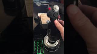 Thrustmaster Warthog Stick quotGreen Springquot Test [upl. by Munt]